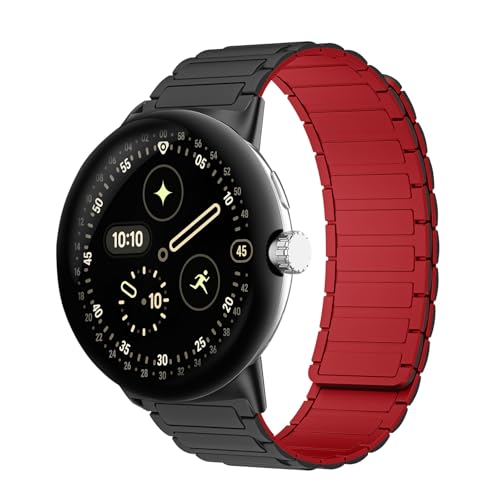 [RosMank] �o���h Google Pixel Watch 4 41mm�Ή��A Google Pixel Watch 3/2/1 41mm �p �V���R�����C�����X�g���b�v ������