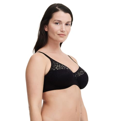 Image of Chantelle Women's Norah Molded Bra, Black, 38G