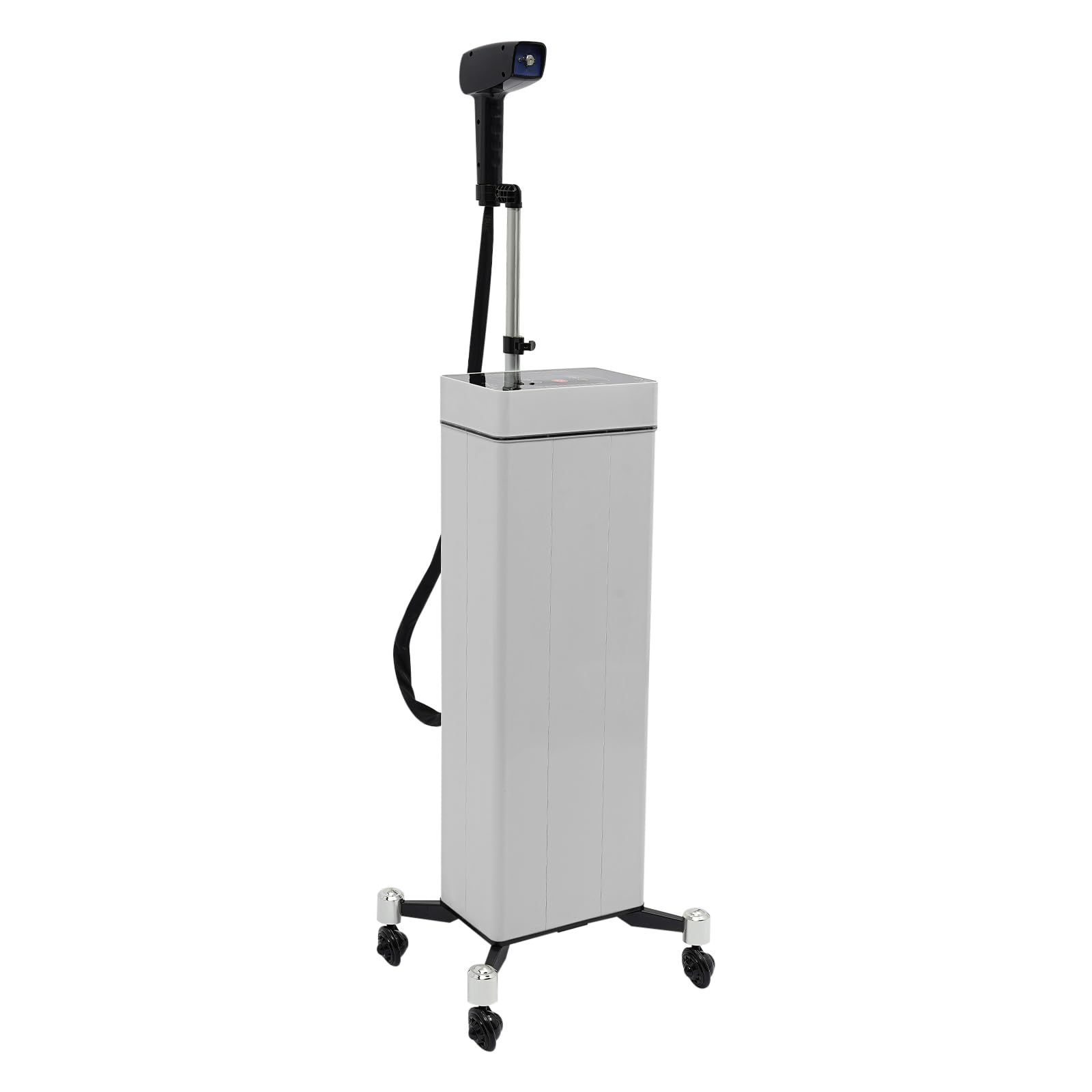 3 in 1 Hair Steamer, Nano Hair Steamer for Deep Conditioning with Intelligent Control Panel & Rolling Base Standing Hair Color Processor Spa Steamer for Hair Nourishment,Hair Care,Scalp Care (White)