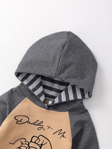 Baby Boy Clothes Toddler Boy Outfit Fall Winter Hoodie Ripped Jeans Clothing 2 3T 6 12 18 24 Month4