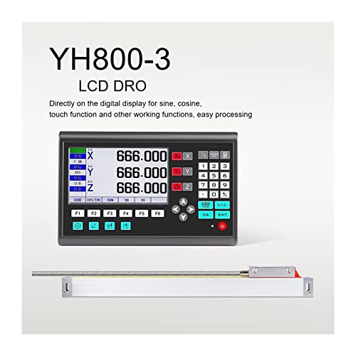 YH800-2 LCD DRO Set Pantalla Digital 7 Pulgadas miniatura 4