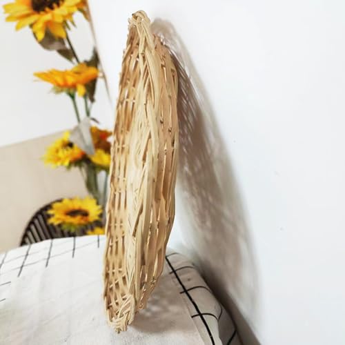 Porta platos de bambú natural x8, 10 pulgadas miniatura 5