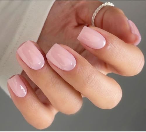 JMEOWIO Uñas de Gel Pegatinas Rosa Crema Pegatinas Uñas Gel Nail Art Stickers Decoración