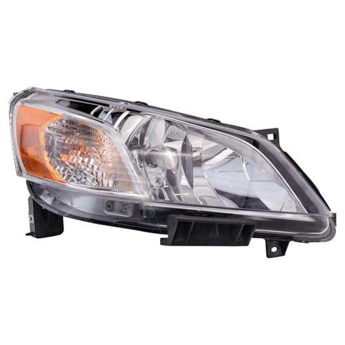 TRQ Right Headlight Assembly Compatible with 2013-2021 Nissan NV200
