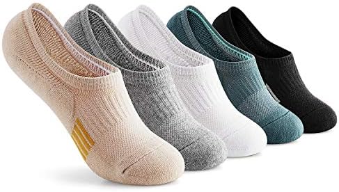 Gonii Womens No Show Socks Athletic Ankle Socks Cushioned Running Low Cut 5-Pairs