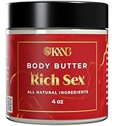 KXNG Cosmetics, Body Butter, Organic Skin Care for Men, Body Moisturizer Lotions and Creams, Raw ...