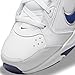 NIKE Defy All Day, Men's Gymnastics Shoe, White Midnight Navy Metallic Silver, 2.5 UK