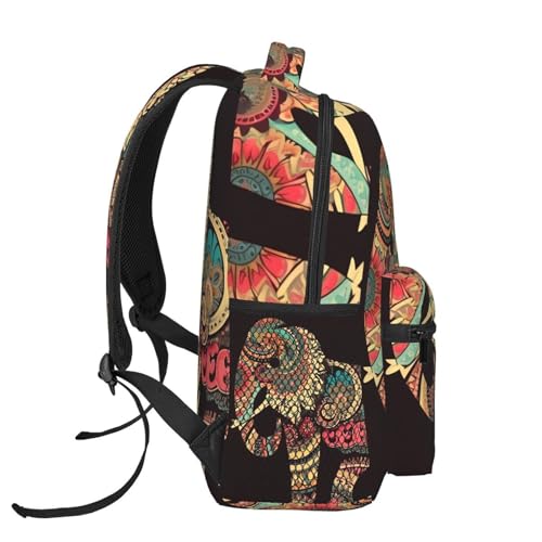 Sac de travail léger avec compartiment PC portable et design éléphant original