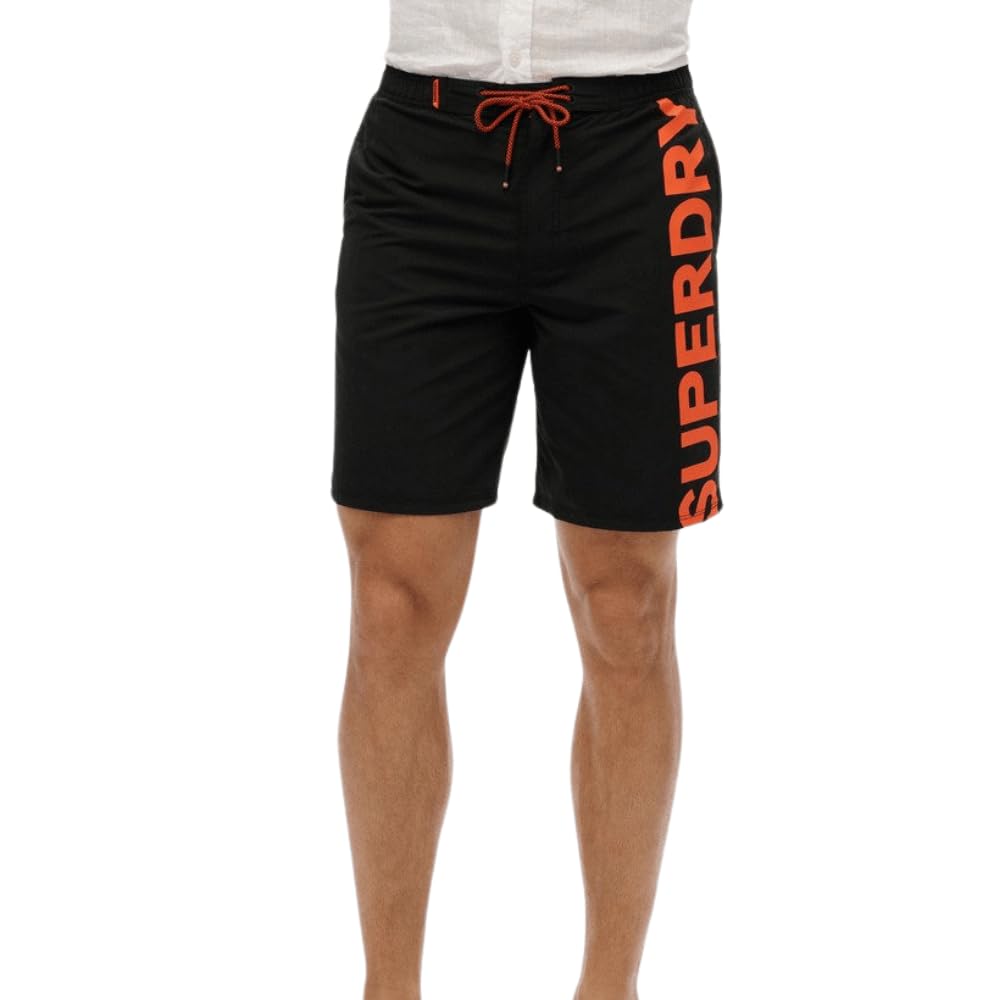 Superdry Men's Noir Classic Surf Shorts