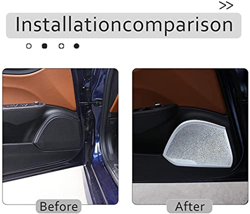 Lega di alluminio Auto Interni Porta Altoparlante