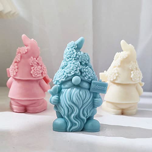 Lifetore Christmas Dwarf Silicone Soap Molds, Soap Molds For Homemade Craft Soap Mold, Cake Mold, Chocolate Mold ＆ Ice Cube Tray (Christmas Dwarf) #TOP1