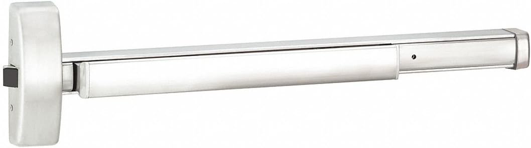 8800EL36-B.S.P 8800 Series Narrow Stile Rim Exit Device, 36" Push Bar, 12V, Starwheel Interlocking, Aluminum Finish