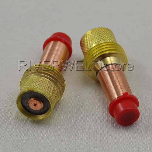 Image of RIVERWELD TIG Gas Lens Collets Bodies Large Diameter 45V29 .020 inch 0.5mm 2pcs