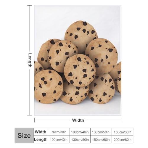 Couverture flanelle douce légère jeté de canapé motif chocolat 150cm