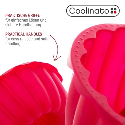 Puddingform Coolinato – Silikon Backform Dessertform 500ml 4er Set