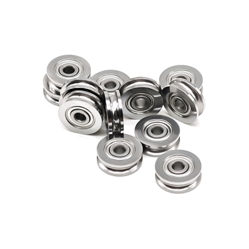 Roulement en形 U SU3-12ZZ roulement rigides à billes 3X12X4 mm rail de guidage poulie x10
