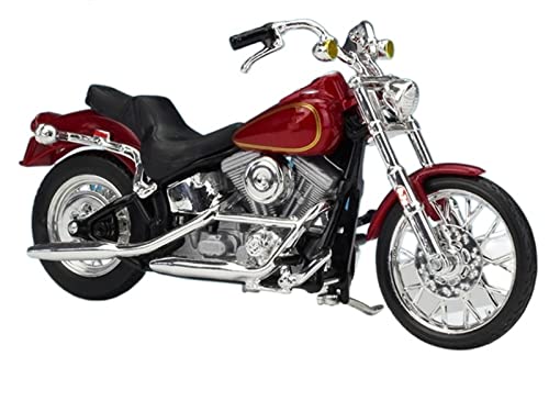 Moto 1/18e 1984 FXST Softail miniature pour décor Harley Davidson Breakout