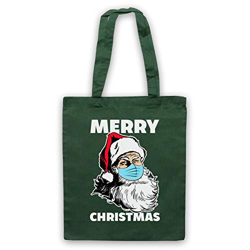Sac d'emballage Santa Face Mask My Icon Art de Noël pour empaqueter vos cadeaux