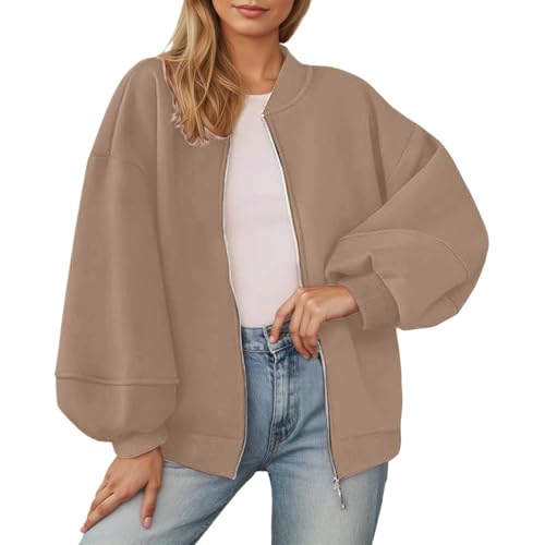 Manteau léger de mi-saison contre le vent frais avec capuche veste zippée