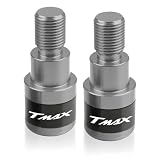 Poignées Moto Ensemble Leviers De Frein Et D'embrayage Poignées Guidon Pour YAMAHA T MAX500 TMAX500 T MAX TMAX 500 2008 2018 Avec Embouts Ensemble Levier Frein Embrayage(Couleur 18)