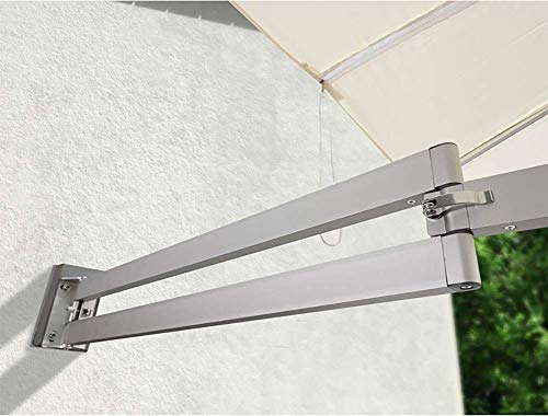 Parasols paraguas de patio con poste de metal resistente para exterior 4