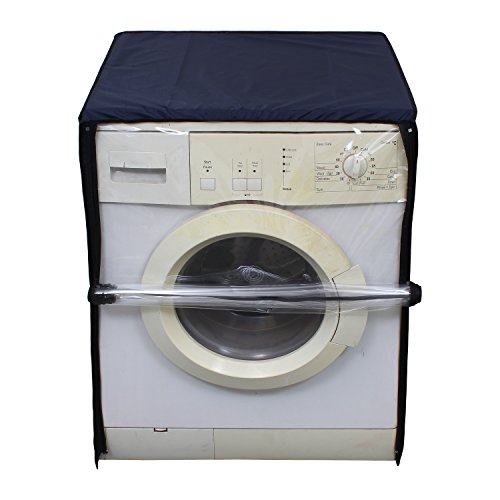 Image of Lithara Waterproof Front Load Washing Machine Cover | Washable, Dustproof & Scratch Resistant Cover for Fully Automatic Machines | Durable Solid Design Appliance Protector