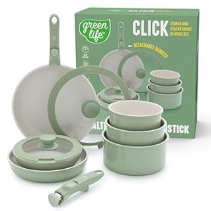 GreenLife 10 Piece Nonstick Pots &#...