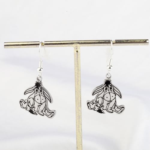 KEYCHIN Funny Donkey Earrings Donkey Inpsired Fans Gifts Donkey Jewelry Donkey Merchandise4