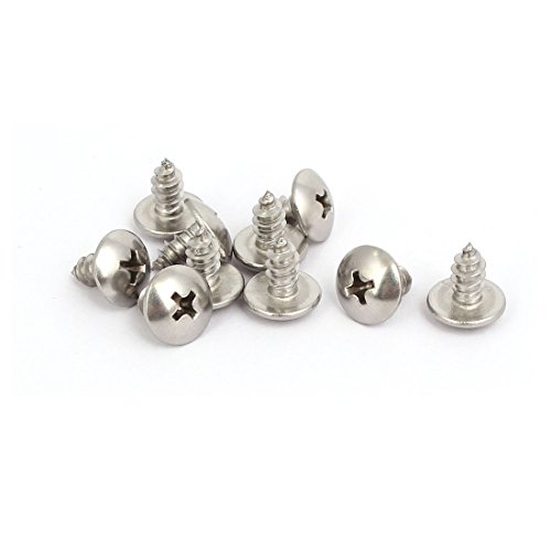 Tornillo Autoperforante M5x10mm Acero Inoxidable 10pcs