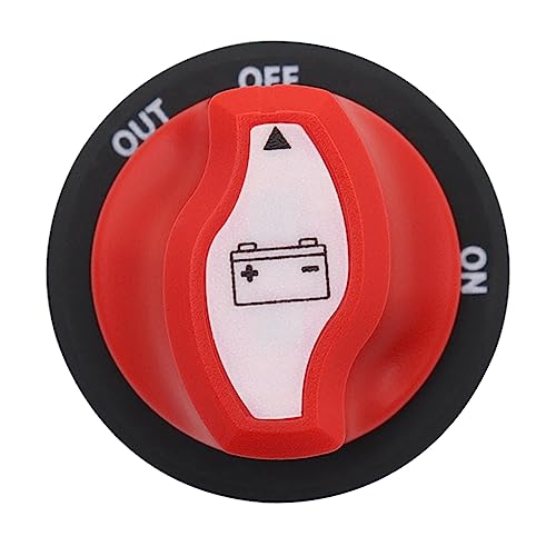 TOBBOMEY Boat Battery Switch 32v Battery Disconnect Battery Isolator for Rv Marine Car Battery Disconnect