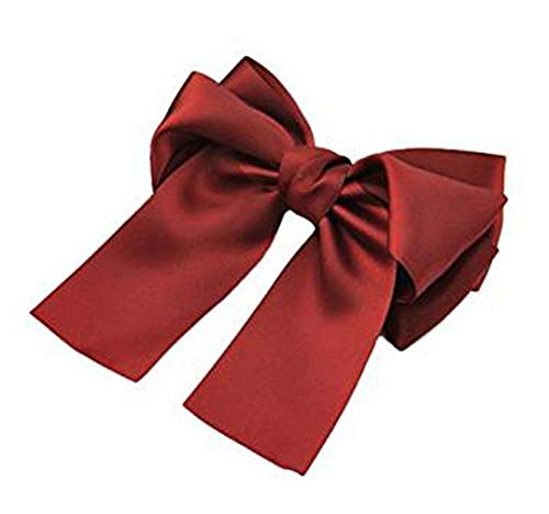 Mode Rot Groß Schleife Bowknot Haar Klammern Hochzeit Braut Haarspange Damen Mädchen Kopfschmuck von RuiChy Cover
