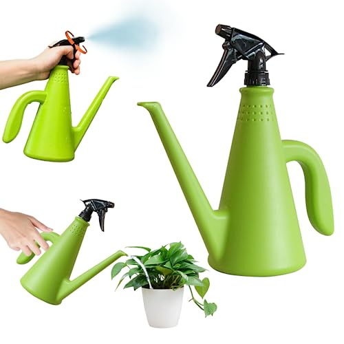 Watering Cans For The Garden Watering Can With Sprayer Long Spout Watering Can Water Stream And Misting Mode Dual Purpose Spray Bottle Plant Mister For Indoor Outdoor Plant 850ML
