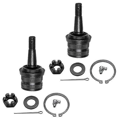 Image of Detroit Axle - 12pc Front End Suspension Kit for 07-09 Chrysler Aspen, 04-09 Dodge Durango, Upper Control Arms Tie Rods Sway Bars Lower Ball Joints 2007 2008 2009 Replacement