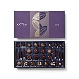 Hotel Chocolat Serious Dark Fix 29-Piece Boxed Selection, 310g - Chocolate Gift Box For Birthday, Anniversary, Thank You
