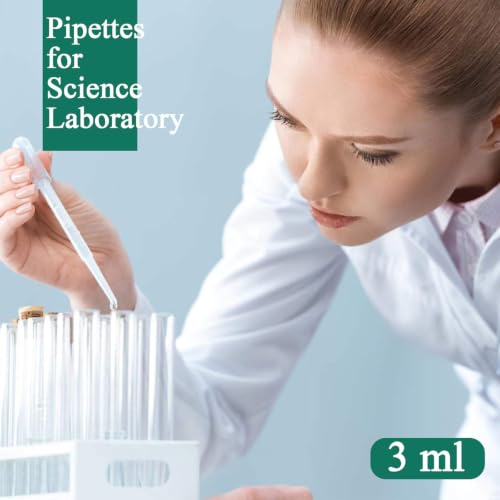 Image of Moveland 200PCS 3ml Disposable Plastic Transfer Pipettes for Oil Lab Art | Food-grade, non-toxic, shatterproof, calibrated, ideal for art /resin /paint, oils, lab, aquarium, crafts, perfume