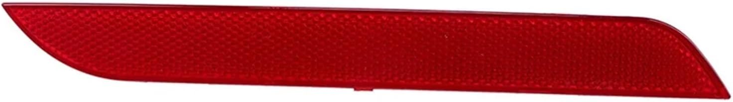 Red Rear Bumper Reflector Compatible With BMW 5 Series F10 F18 Sedan 2010 2011 2012-2013 Pre-facelift Tail Warning Lights Strip Stickers(1Pc Left)