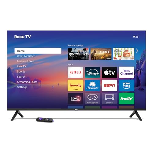 Roku Smart TV 2026 &ndash; 55-Inch Select Series, 4K QLED TV &ndash; Roku TV with Voice Remote &ndash; Flat Screen QLED Television with Wi-Fi for Streaming Live Local News, Sports, & Movies &ndash; Bluetooth Headphone Mode