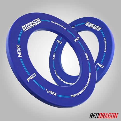Red Dragon Branded Blue Dartboard Surround - 5