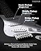 Tostar 39 Inch Full Size Electric Guitar Kit For Beginners And Adults,SSS Pickup Stratocaster Guitarra Electrica Set Includes Tremolo Bridge,Amp,Strings,Stand,Case Bag, Birthday Holiday Gifts, Black