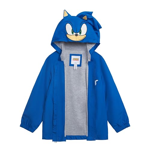 Sonic The Hedgehog Boys' Jersey Lined Perfect Rain Lightweight Jacket3
