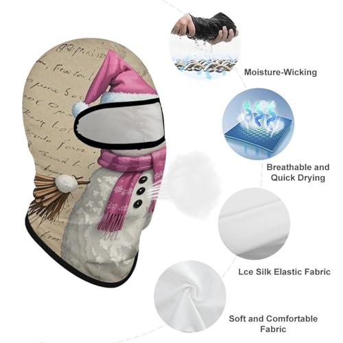Balaclava para Hombre Máscara de Esquí para Mujer Máscara Facial Completa para Ciclismo miniatura 3