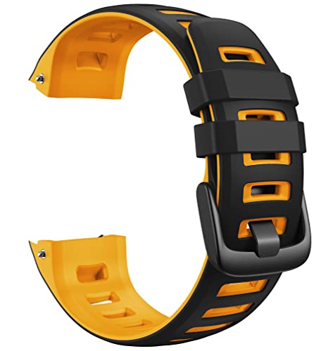 Bracelet Garmin Instinct en silicone 22mm de rechange pour Solar et Tactical (Couleur C)