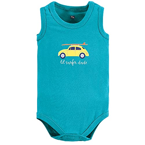Image of Hudson Baby Unisex Baby Cotton Sleeveless Bodysuits