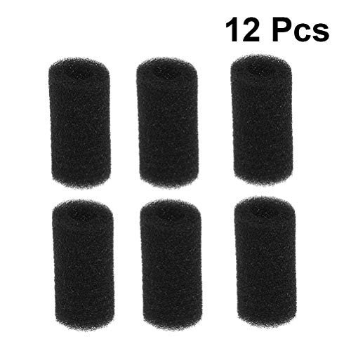 Yardwe 12 Pack Tail Sweeps Scrubber Replacement Sweep Hose Tail Scrubber Fish Tank Pre-Filter Sponge Pool Cleaner Parts Compatible for Polaris Vac-Sweep Pool Cleaner (22mm)