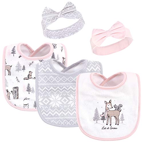 Image of Hudson Baby Unisex Baby Bandana Bibs and Headbands