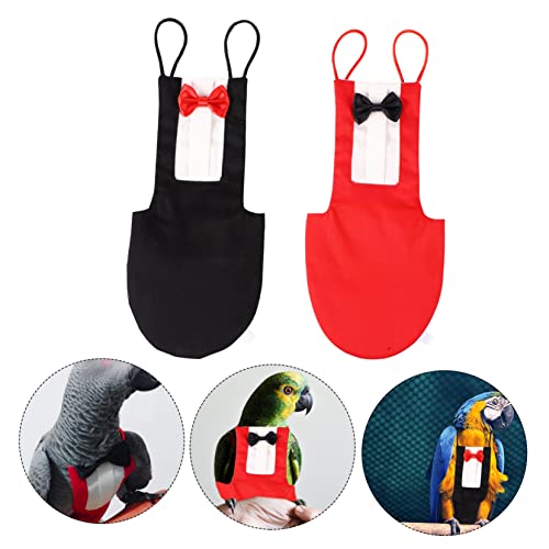 VANZACK 2Pcs Terno De Papagaio Cocô Roupas De Algodão