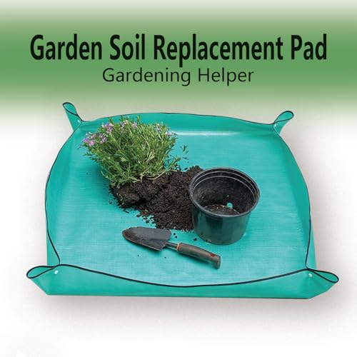 17-Piece Succulent Plant Care Tool Set, 26\" and 39.4\" Plant Transplanting Mats, Indoor Transplanting Supplies, Including Pot Transplantingg Mat, Mini Gardening Tool Set for Plant Care