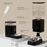 Gardner Pet 2.2 Gallon Automatic Dog Water Bowl Dispenser 8.5L Gravity Water Feeder with Stainless Steel Bowl & Maifan Stone Filter, BPA-Free for for Cats and Dogs (Black, 2.2 Gallon) - Image 5
