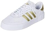 Turnschuhe adidas Damen Sambarose Klassische Sneaker, Weiß FTWR White Gold Met FTWR White 10013402, 38 EU
