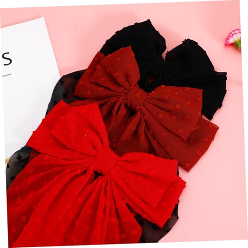 Barrettes à grand nœud chiffon pinces cheveux accessoires coiffure